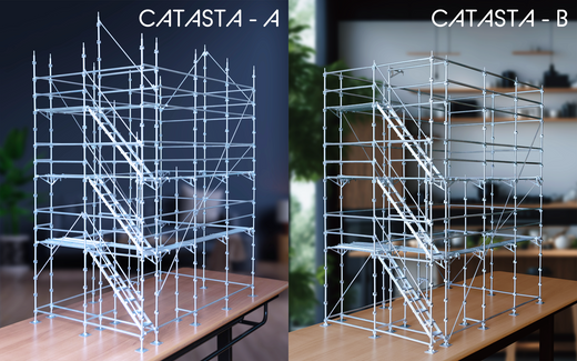 1/10くさび式足場模型 CATASTA 誕生